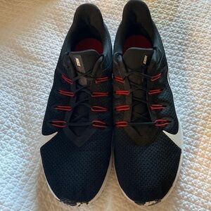 Nike Quest 2 Black/White/Red Running Shoes CI3787-008 Men's Size 12